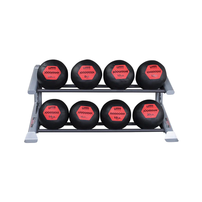 Body Solid SDKR500MB 2 Tier PCL Medicine Ball Rack - Image 4