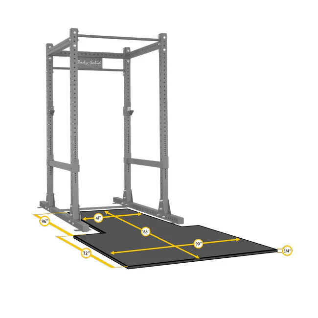 Body-Solid Power Rack Floor Mat SPRPLATFORM - Image 3