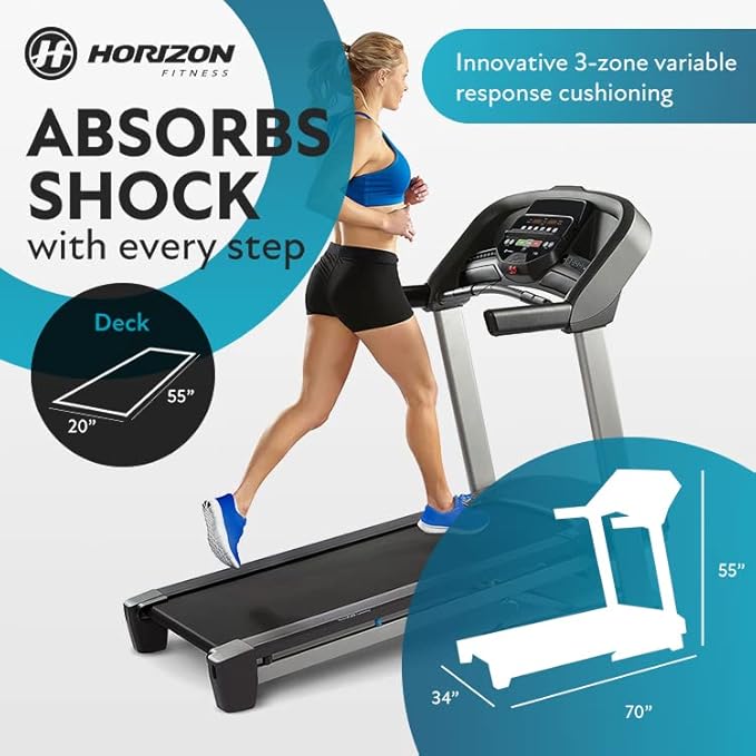 HORIZON T101-08 TREADMILL - NEW 2025 - Image 9