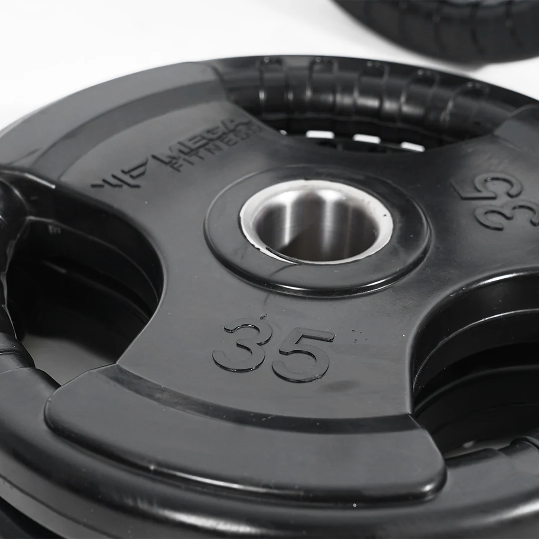 Mega Fitness - Rubber Olympic 300lbs Plate Set - Image 8