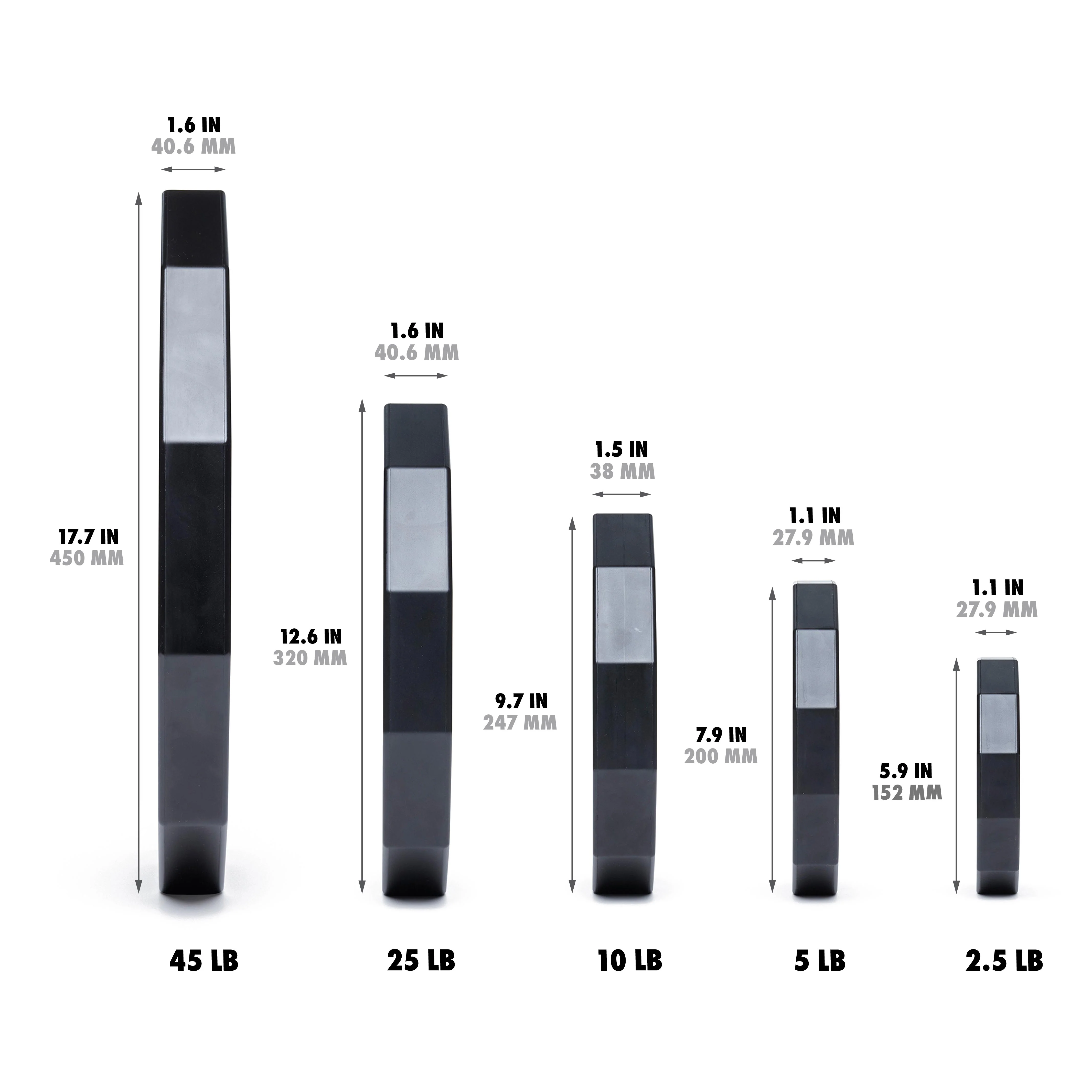 Nike Strength Pro Urethane Plates - Black/White - Image 3