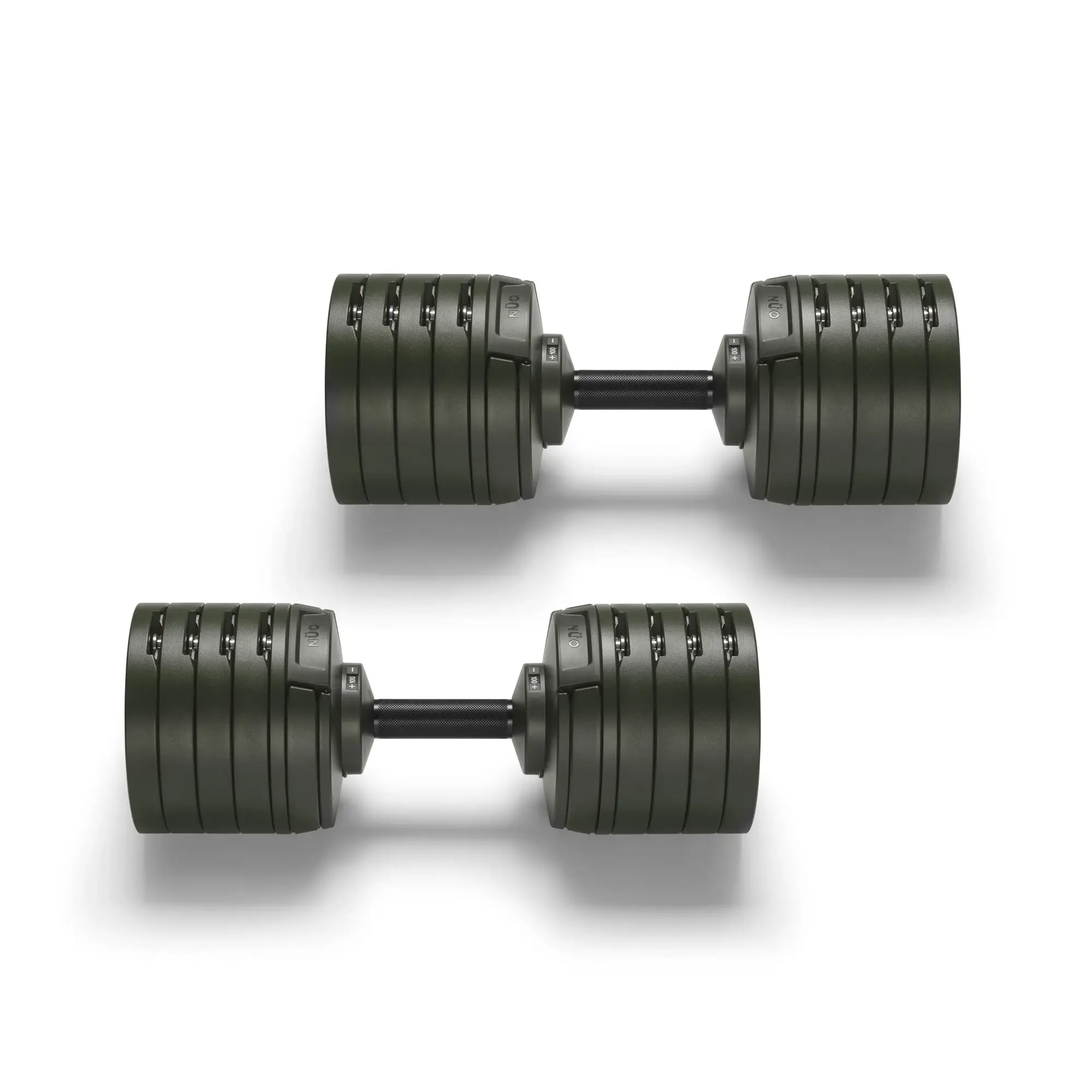 NUOBELL S 5100 Green - Adjustable Dumbbell Pair - Image 4