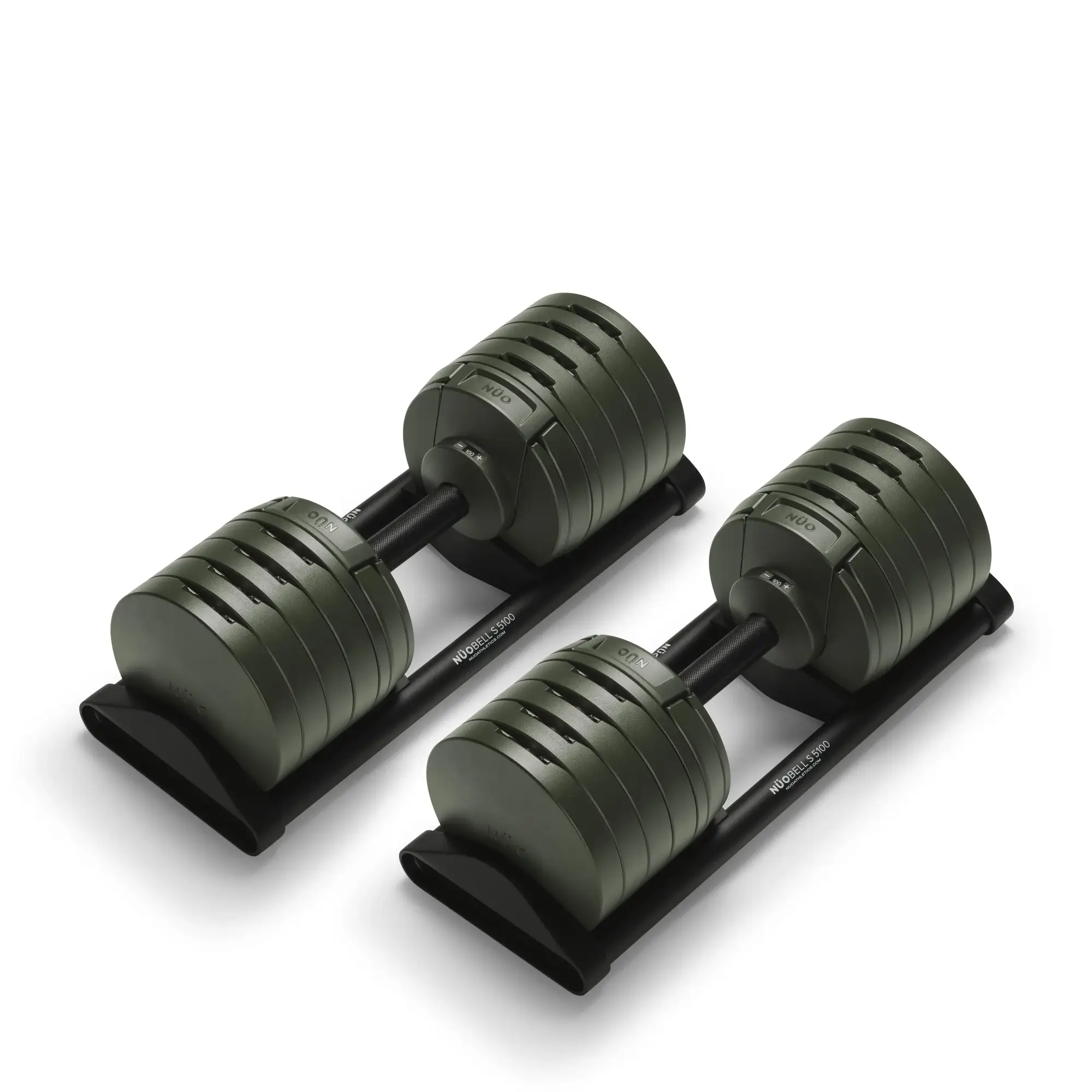 NUOBELL S 5100 Green - Adjustable Dumbbell Pair - Image 5