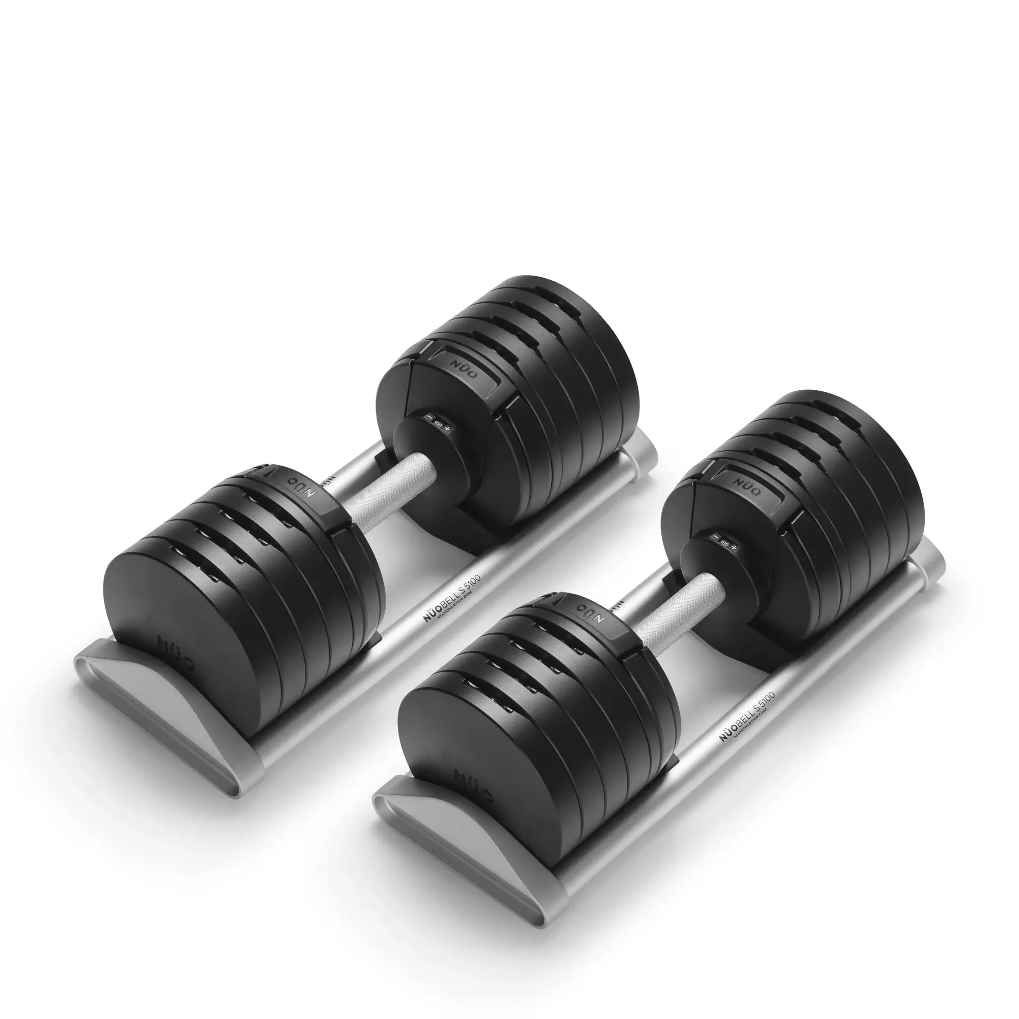 NUOBELL S 5100 Silver - Adjustable Dumbbell Pair - Image 5