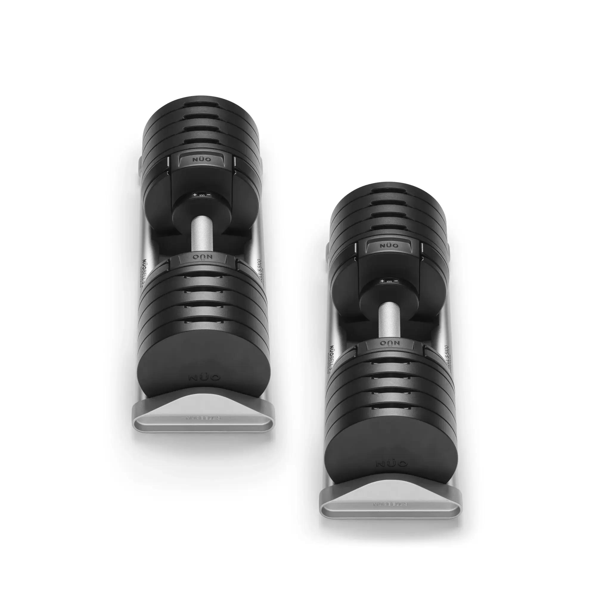 NUOBELL S 5100 Silver - Adjustable Dumbbell Pair - Image 8