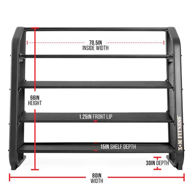 XM Fitness 5 Tier Multi Storage Rack - Image 3